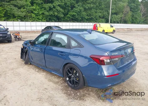 2025 Honda Civic Sport из США, поврежденный, VIN 2HGFE2F53SH525497